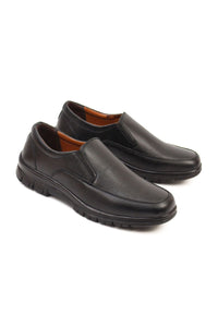 basic slip-on formal shoes for men | mocassion style